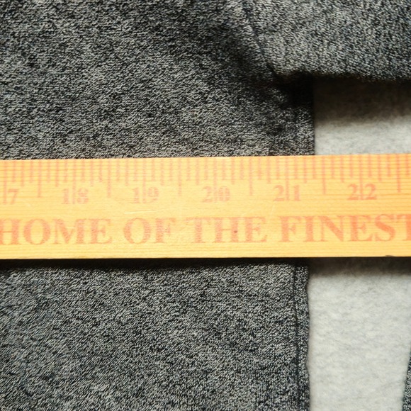 NHL Anaheim Ducks Hoodie Mens Medium Grey Orange Lace Up Pullover Sweatshirt - Picture 5 of 6